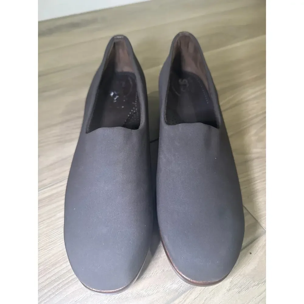 NEW SAS Bliss Women's Tripad Slip On Wedges Shoes Black Size 9.5 W USA NEW